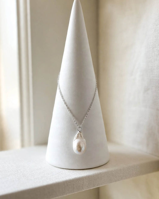 Baroque Freshwater Pearl Necklace | Bridal Pendant Jewelry