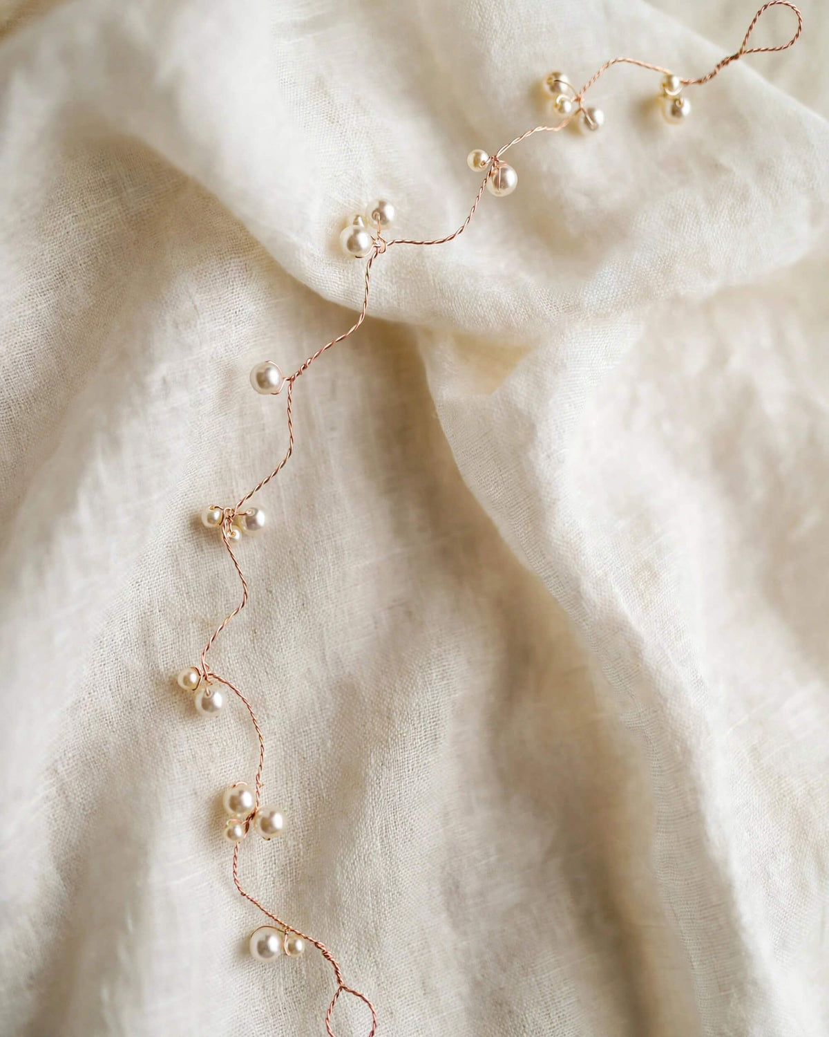 Bridal Hair Vine Pearl Cluster Design Wedding Hair Accessory