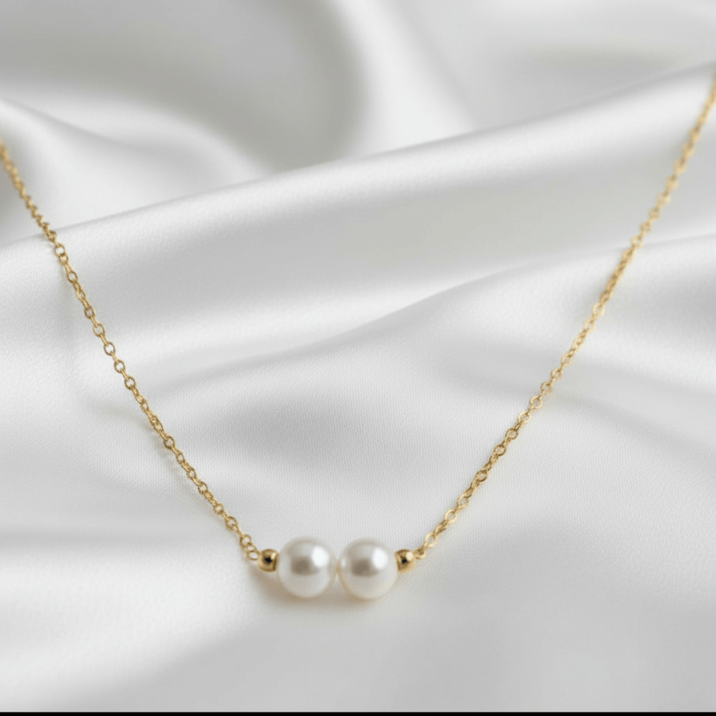 Bridal Freshwater Pearl Necklace – Sterling Silver 925 – Minimal Wedding Jewellery Australi