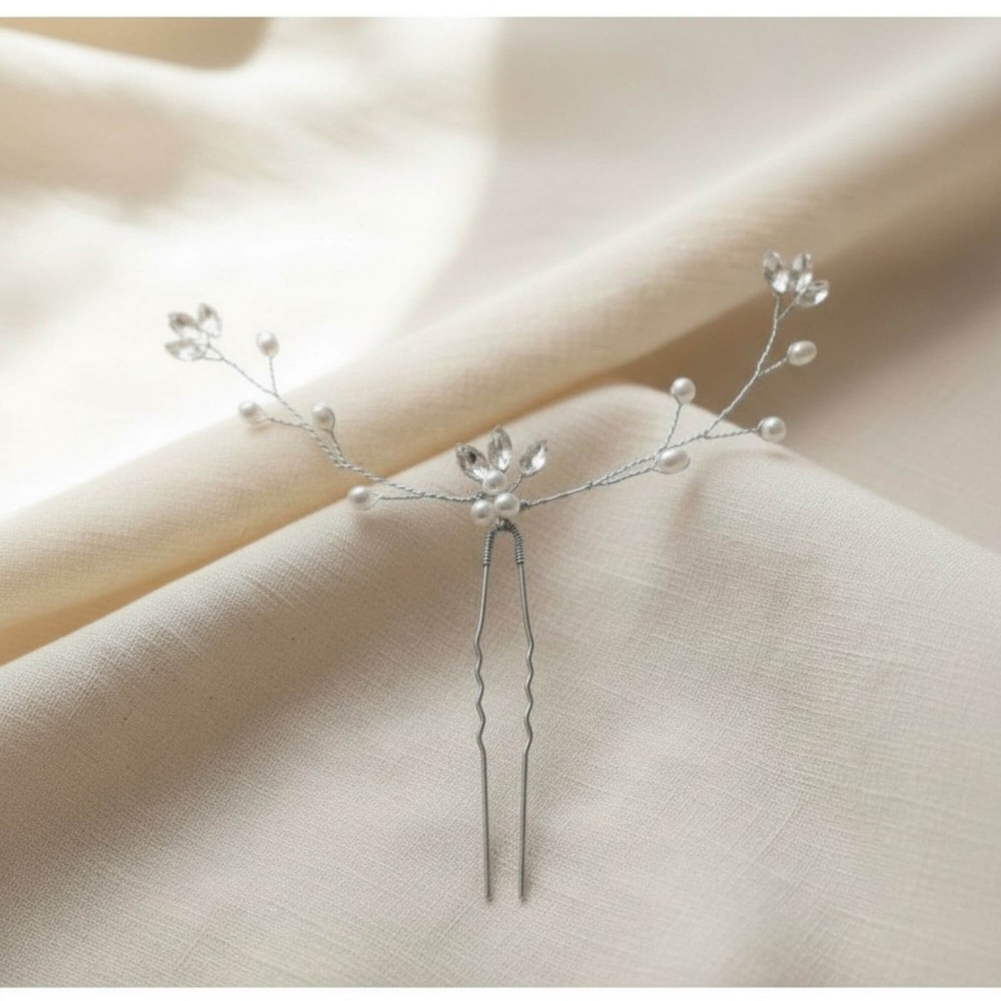 Bridal Hair Pin 16cm – Gold, Silver, Rose Gold | Elegant Wedding Hair Accessory