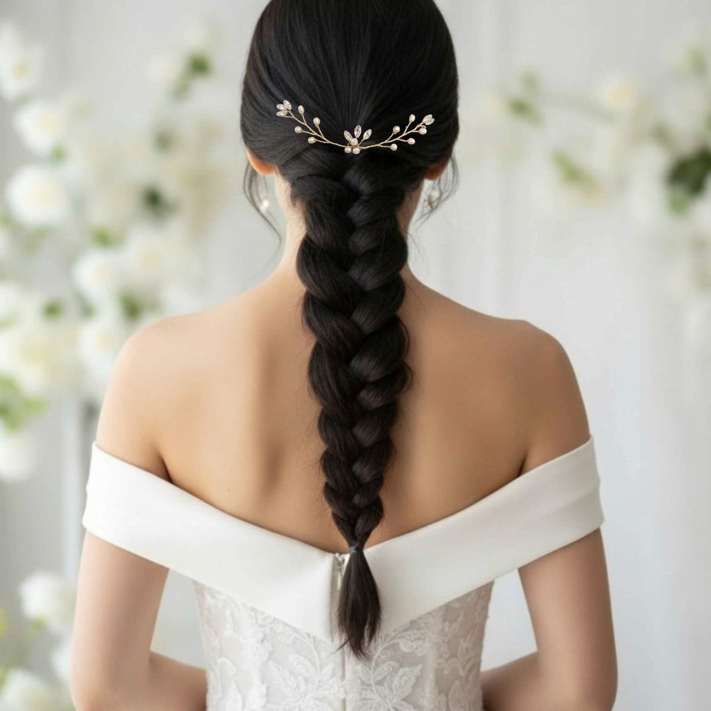 Bridal Hair Pin 16cm – Gold, Silver, Rose Gold | Elegant Wedding Hair Accessory