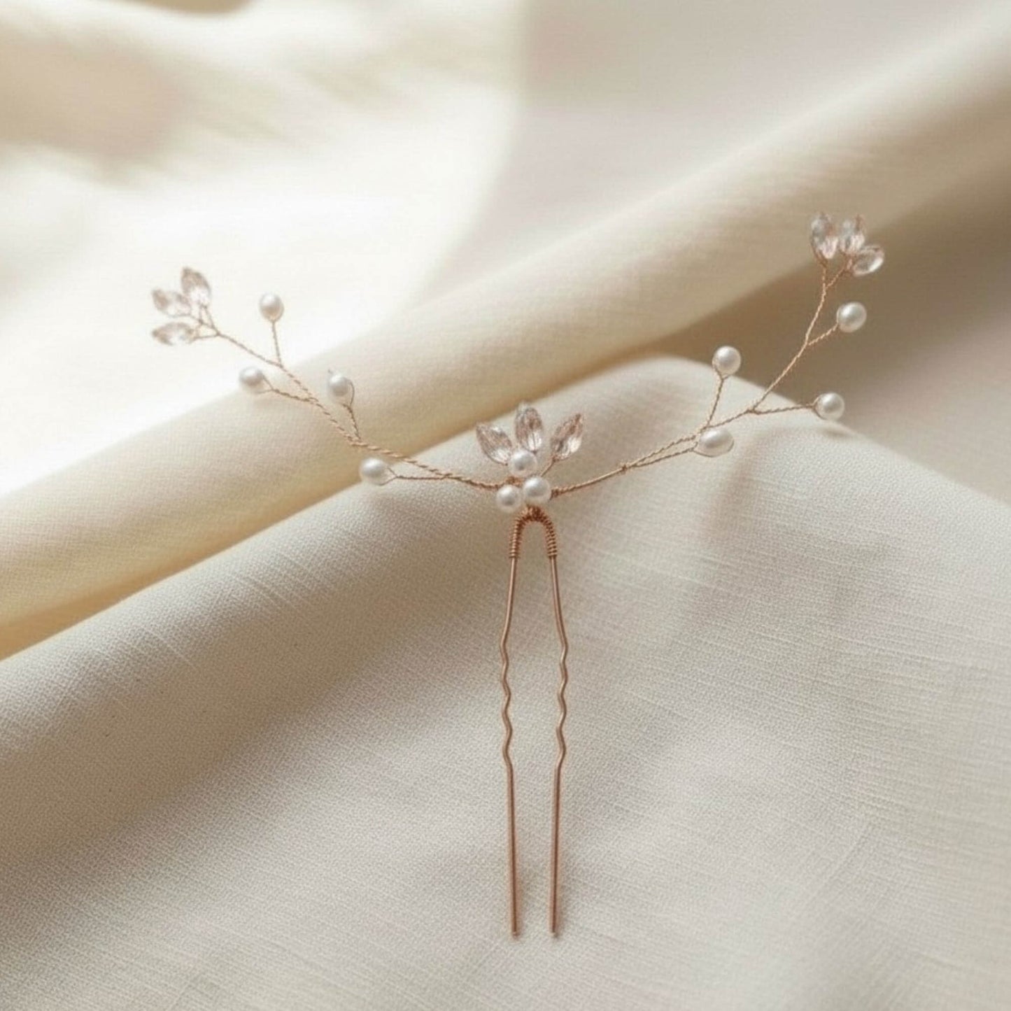Bridal Hair Pin 16cm – Gold, Silver, Rose Gold | Elegant Wedding Hair Accessory