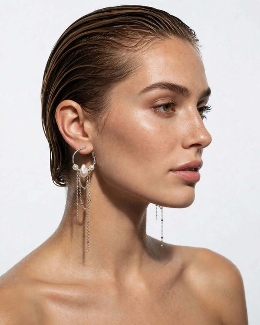pearl earrings