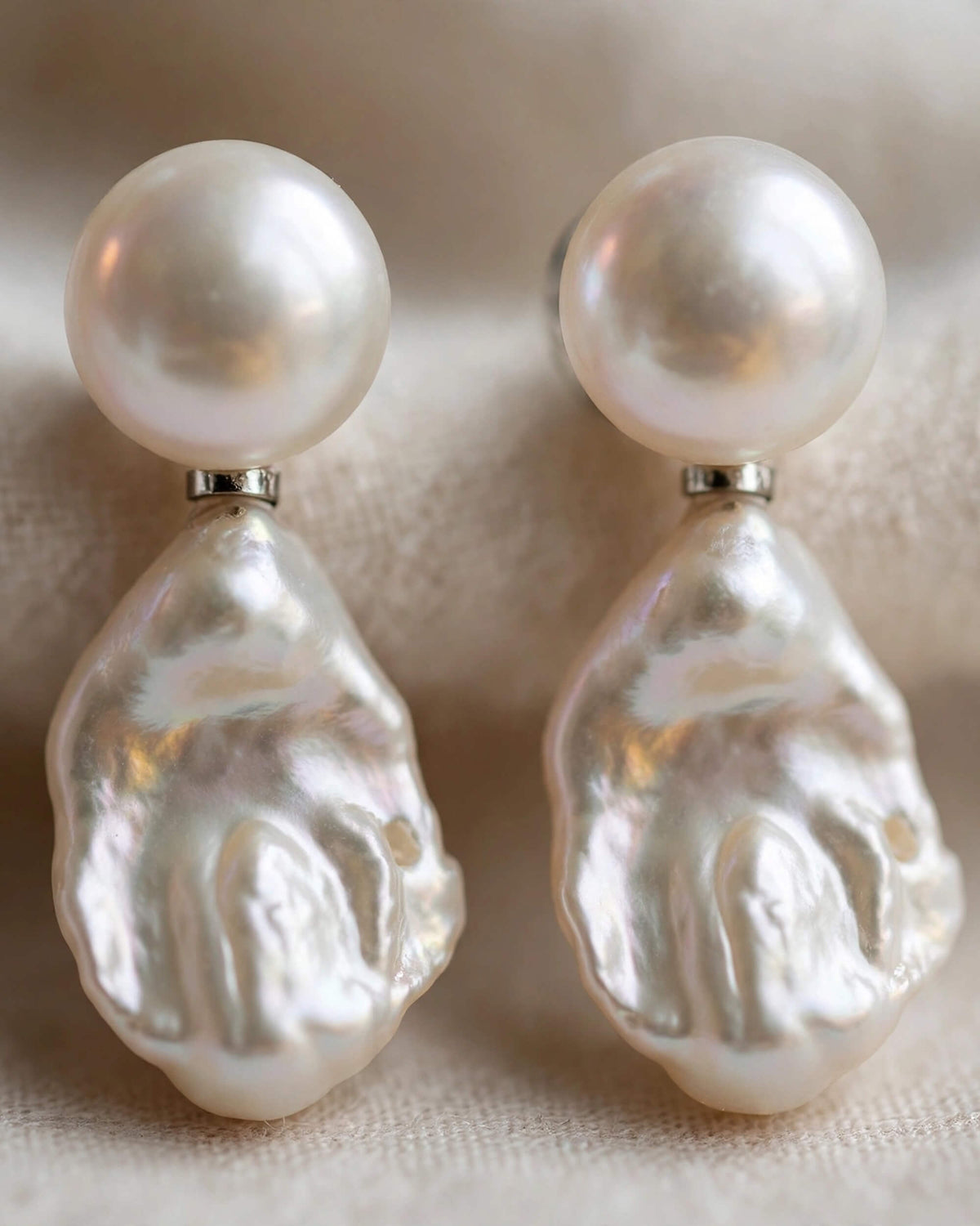 bridal-double-pearl-earrings-macro-detail-baroque