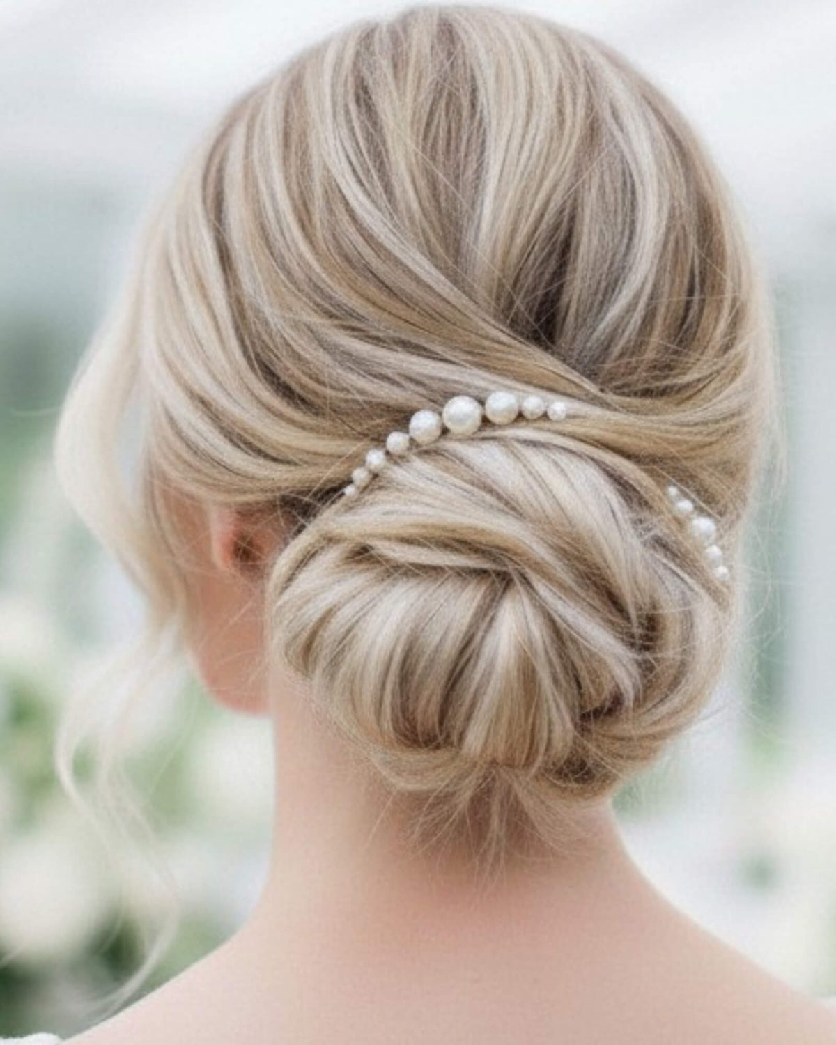 Bridal Pearl Hair Pins – Graduated Pearl Cluster Wedding Hair Accessory
