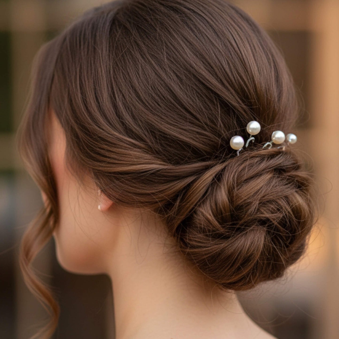 10mm pearl gold hairpin designed for elegant wedding looks in Australia