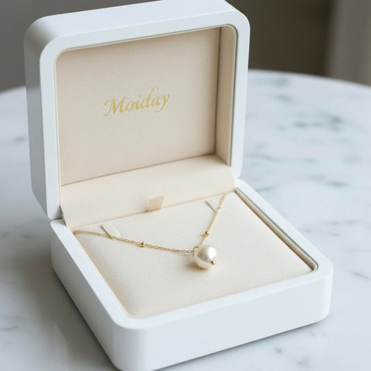 Freshwater Pearl Pendant Necklace – 925 Sterling Silver – Bridal Jewellery Australia