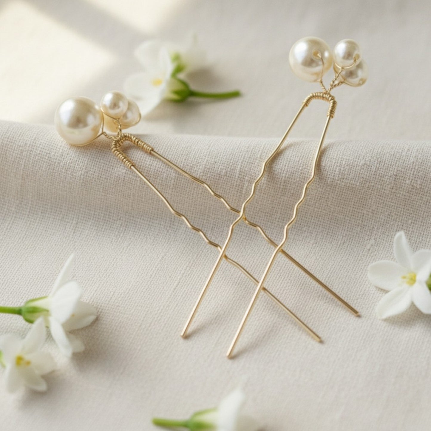 Bridal Pearl Hair Pins – Elegant Wedding Hair Accessories
