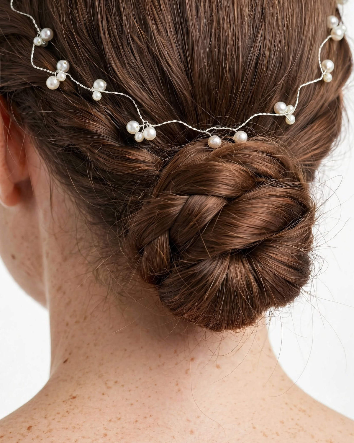 Bridal Hair Vine Pearl Cluster Design Wedding Hair Accessory