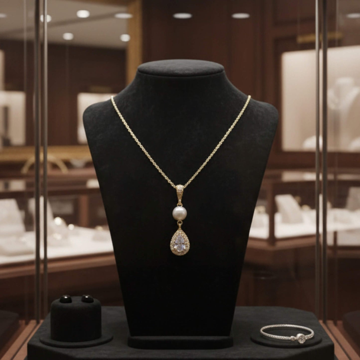 Pearl Bridal Necklace – Sterling Silver Wedding Jewellery